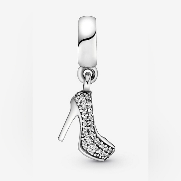 Pandora Jewelry - Authentic NEW Pandora Stiletto Shoe Dangle Charm S925ALE Pavé CZ